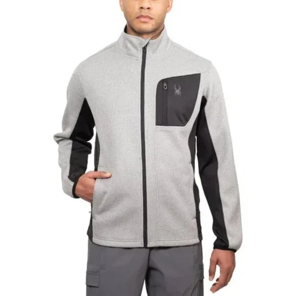 Spyder Men's Full Zip Jacket NEW - Picture 3 of 4